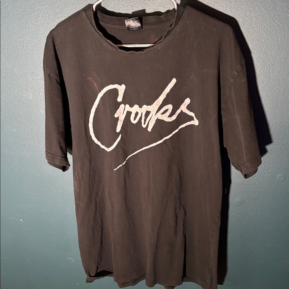 Crooks & Castles Men's Black Short Sleeve T-Shirt XL Has Imperfection